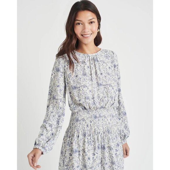 Splendid x Cella Jane Floral Printed Smock Waist Romper Small New With tag - Picture 5 of 5